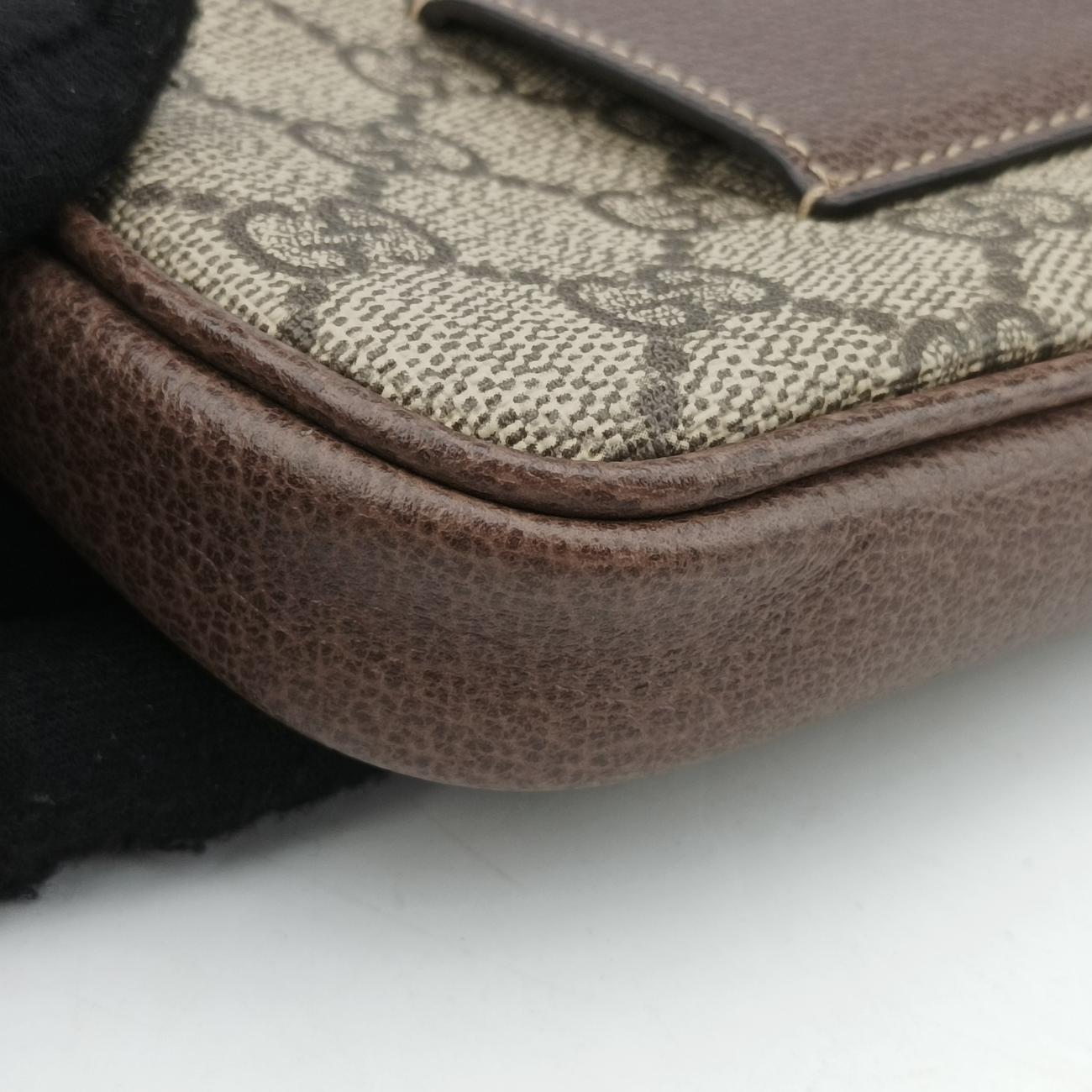 Ophidia Brown×Multicolour PVC coated canvas x leather