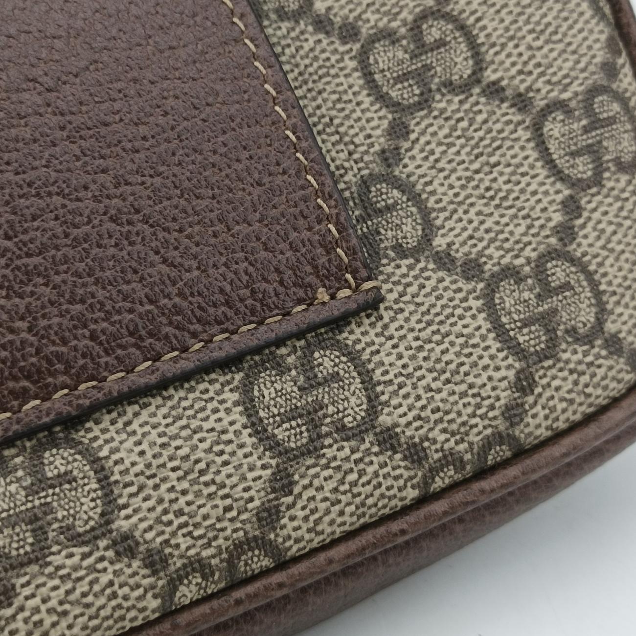 Ophidia Brown×Multicolour PVC coated canvas x leather