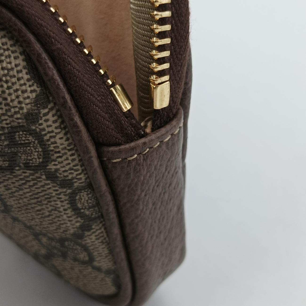 Ophidia Brown×Multicolour PVC coated canvas x leather