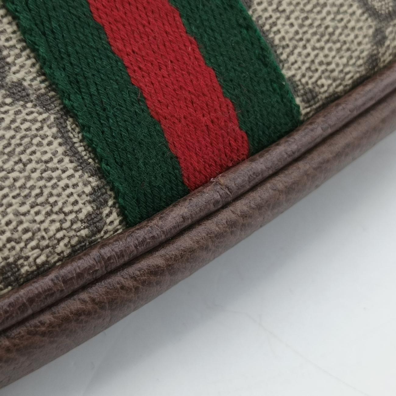 Ophidia Brown×Multicolour PVC coated canvas x leather