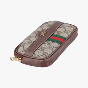 Ophidia Brown×Multicolour PVC coated canvas x leather