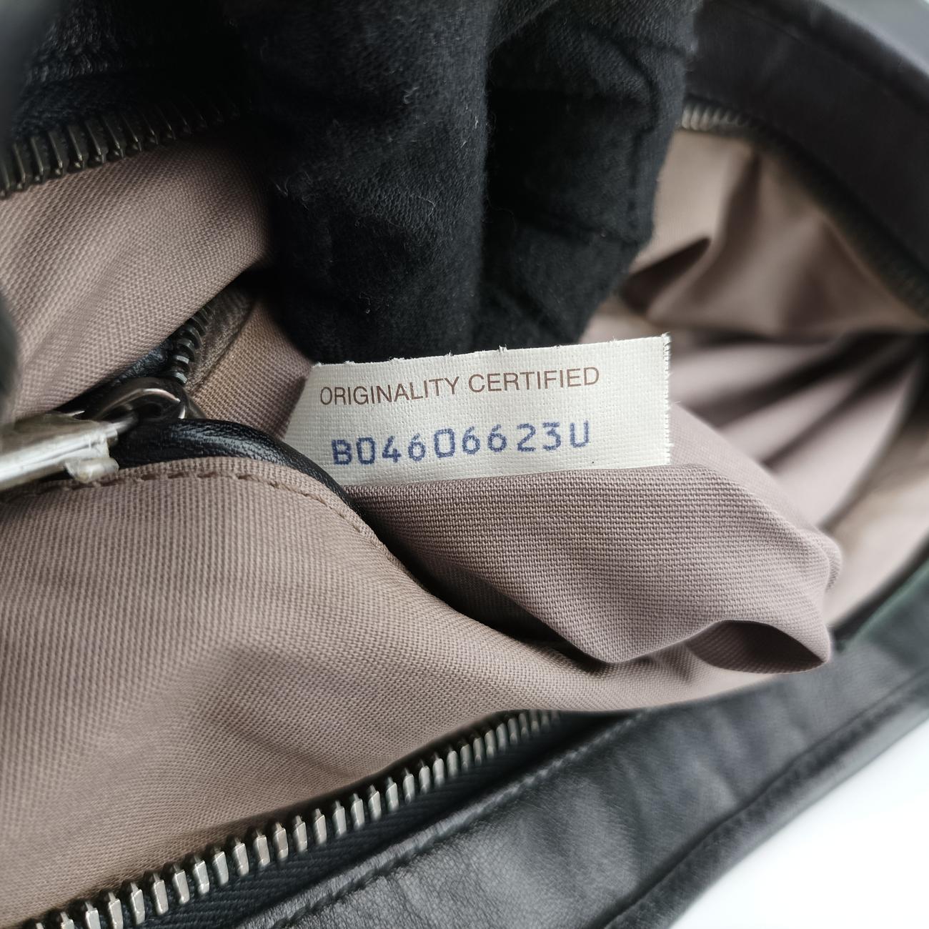 Intrecciato Black lambskin B04606623U