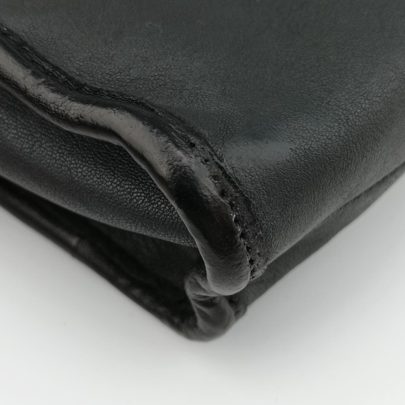 Intrecciato Black lambskin B04606623U