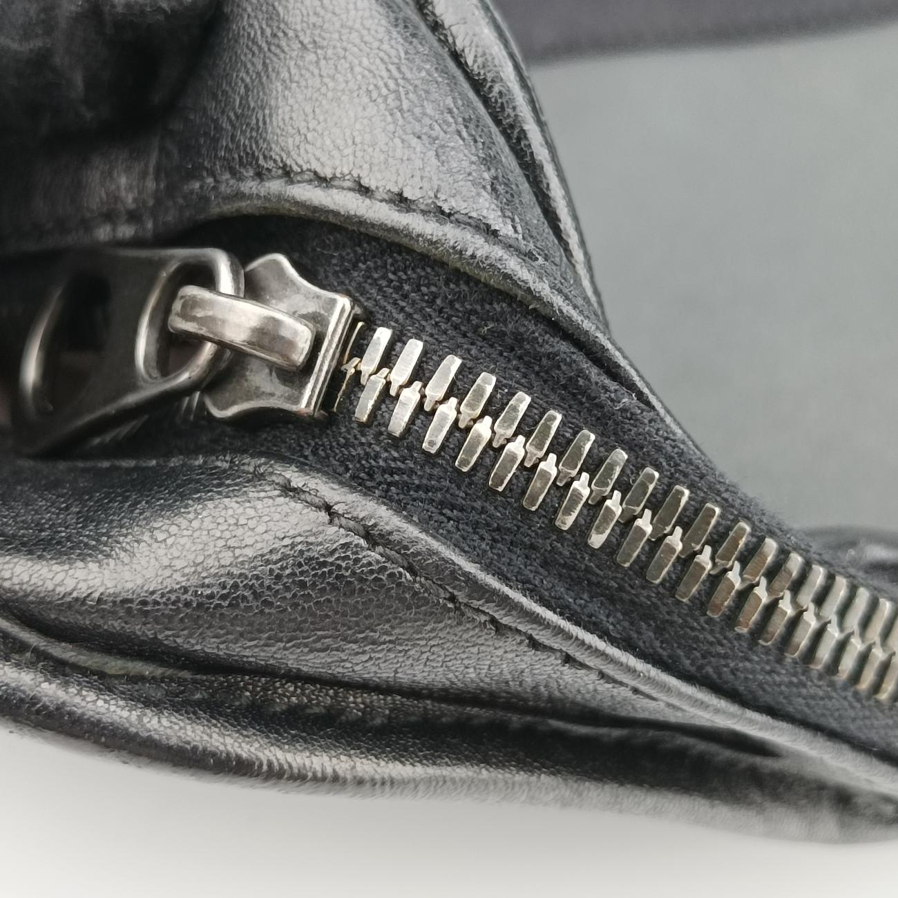 Intrecciato Black lambskin B04606623U