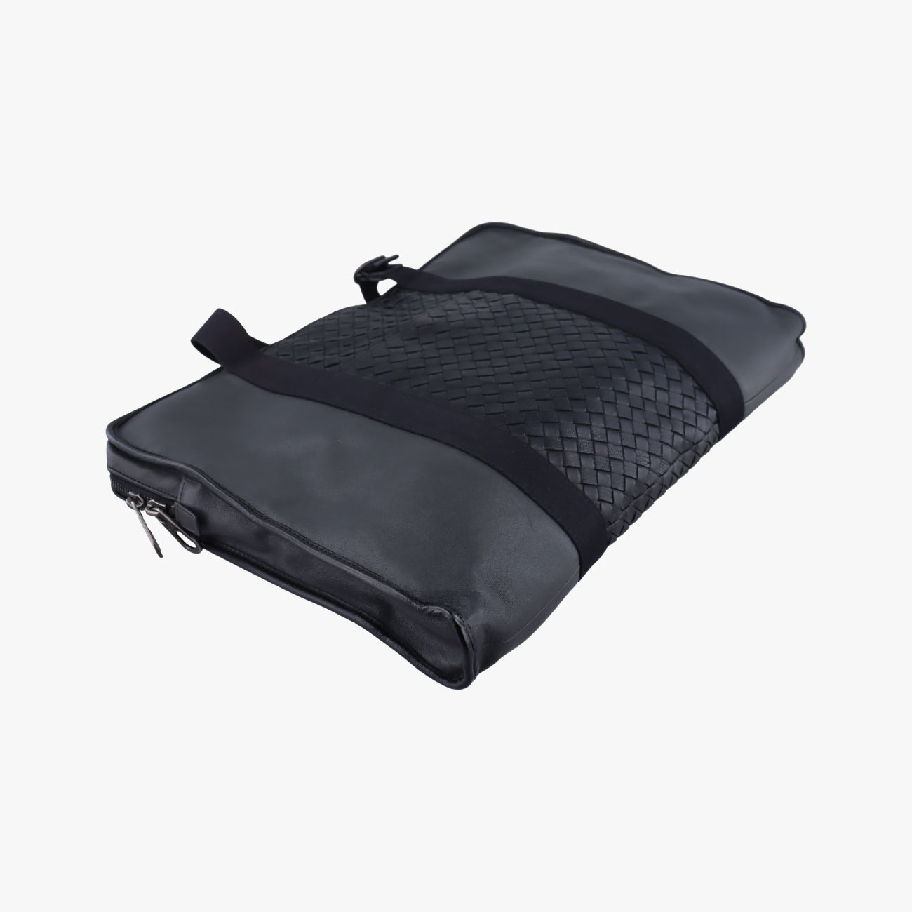 Intrecciato Black lambskin B04606623U