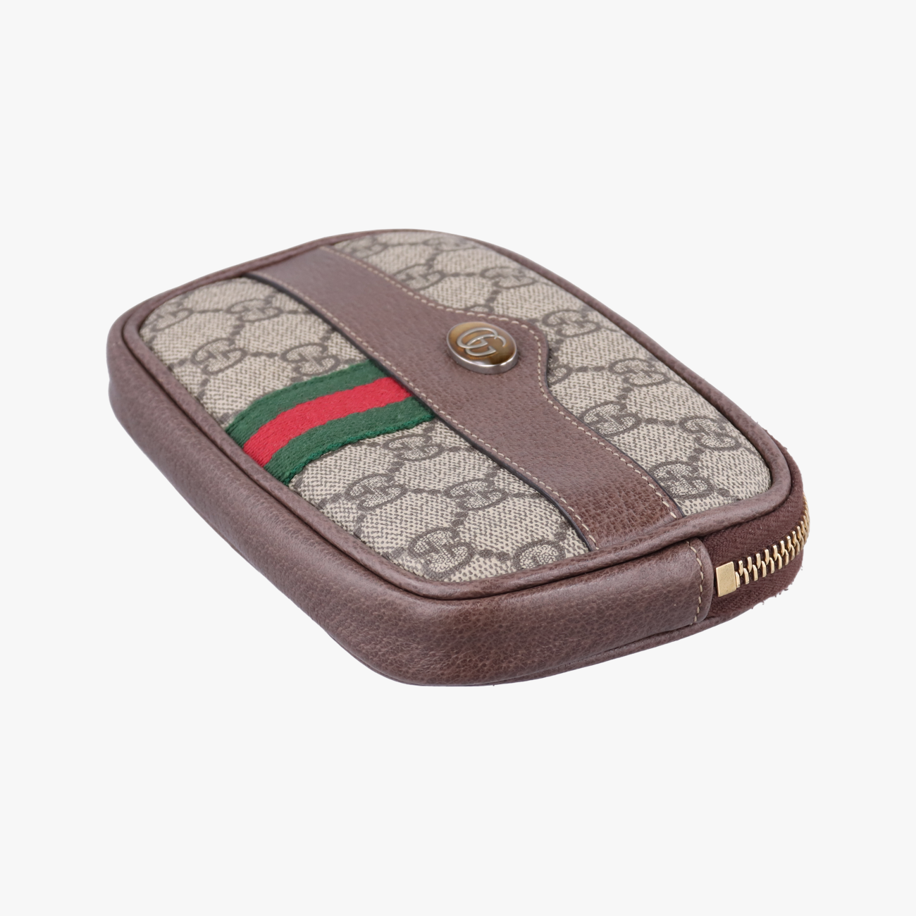 Ophidia Brown×Multicolour PVC coated canvas x leather