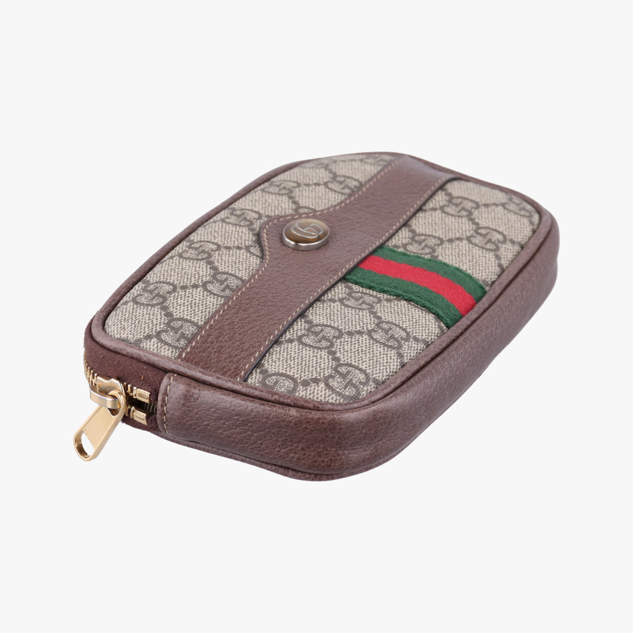 Ophidia Brown×Multicolour PVC coated canvas x leather