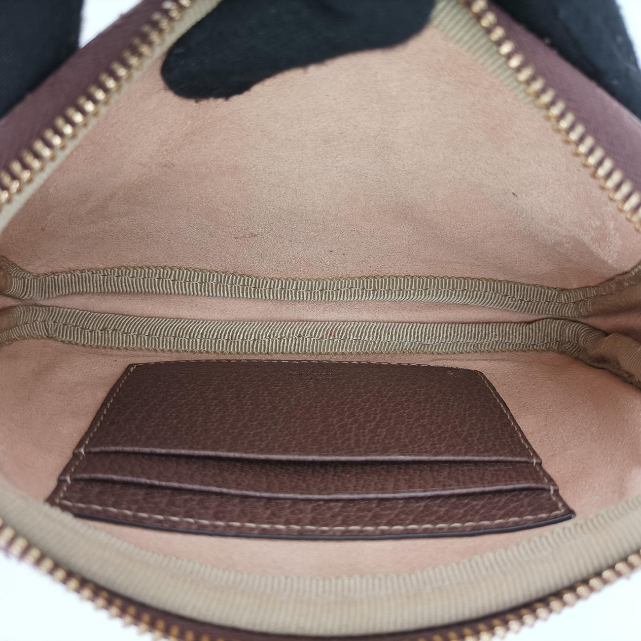 Ophidia Brown×Multicolour PVC coated canvas x leather