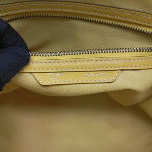 Luggage Mini Shopper Yellow Leather S-AT-0132 S-ZP-0132