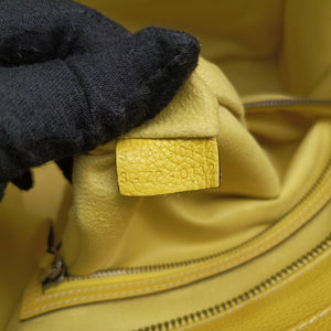 Luggage Mini Shopper Yellow Leather S-AT-0132 S-ZP-0132