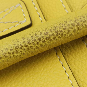 Luggage Mini Shopper Yellow Leather S-AT-0132 S-ZP-0132