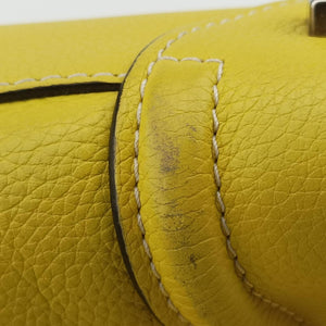 Luggage Mini Shopper Yellow Leather S-AT-0132 S-ZP-0132