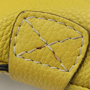 Luggage Mini Shopper Yellow Leather S-AT-0132 S-ZP-0132
