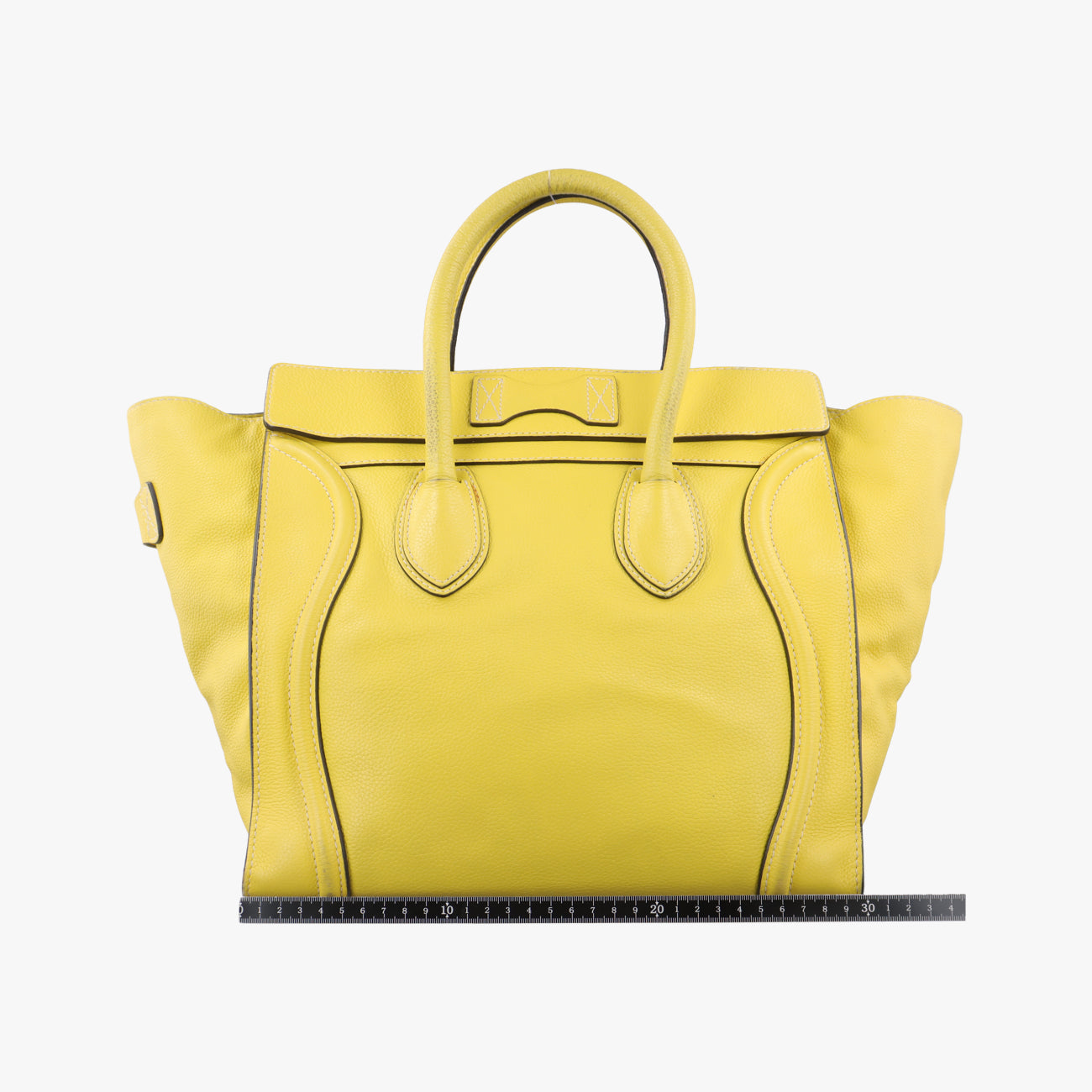 Luggage Mini Shopper Yellow Leather S-AT-0132 S-ZP-0132