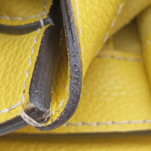 Luggage Mini Shopper Yellow Leather S-AT-0132 S-ZP-0132