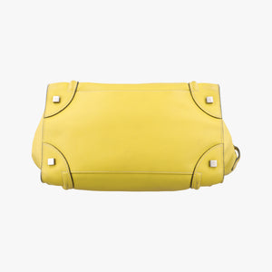 Luggage Mini Shopper Yellow Leather S-AT-0132 S-ZP-0132