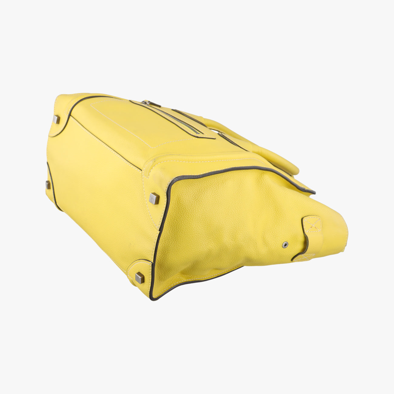 Luggage Mini Shopper Yellow Leather S-AT-0132 S-ZP-0132