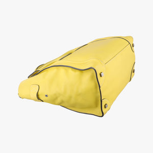 Luggage Mini Shopper Yellow Leather S-AT-0132 S-ZP-0132
