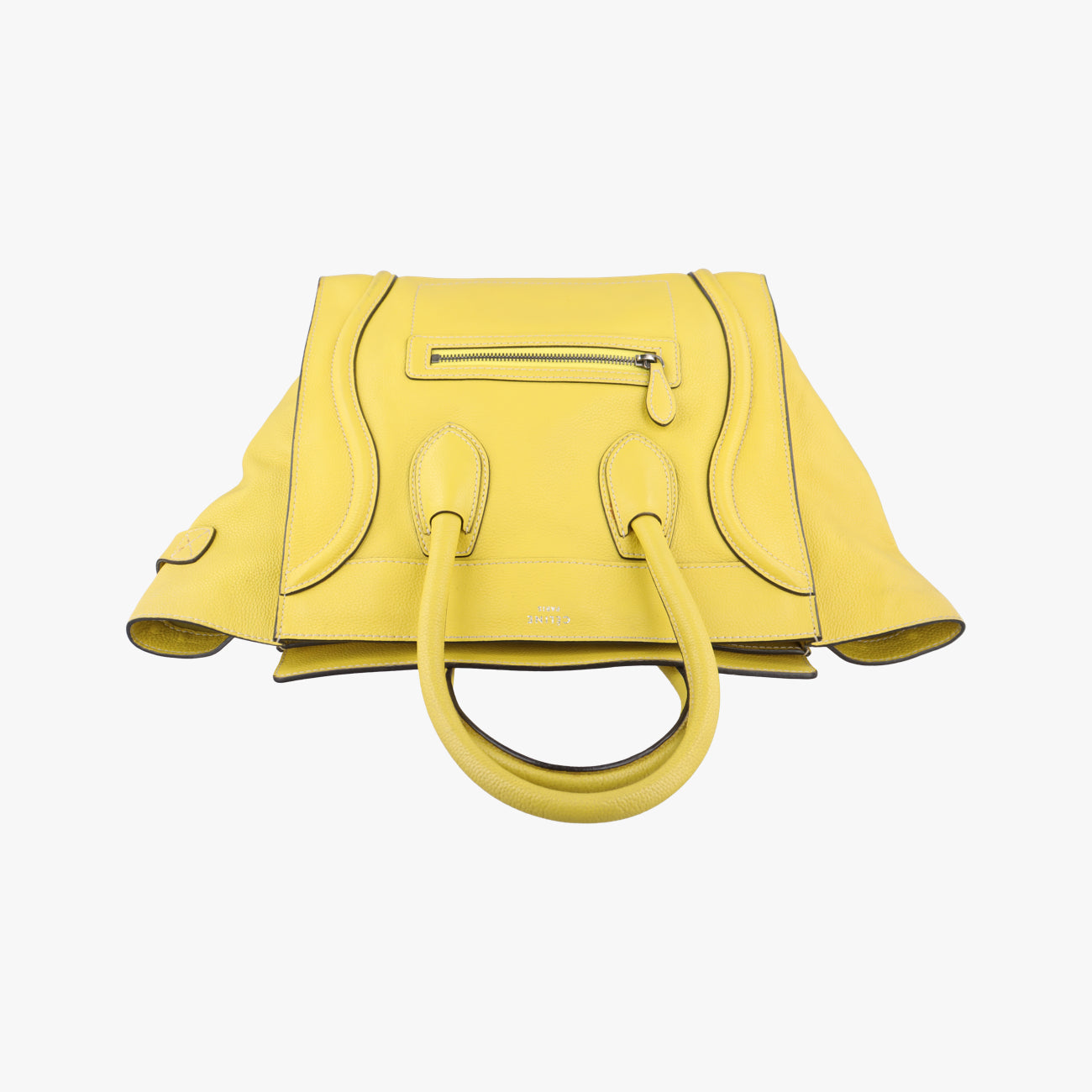 Luggage Mini Shopper Yellow Leather S-AT-0132 S-ZP-0132