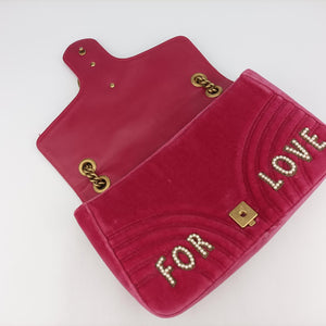 GG Marmont Pink velour G023975480