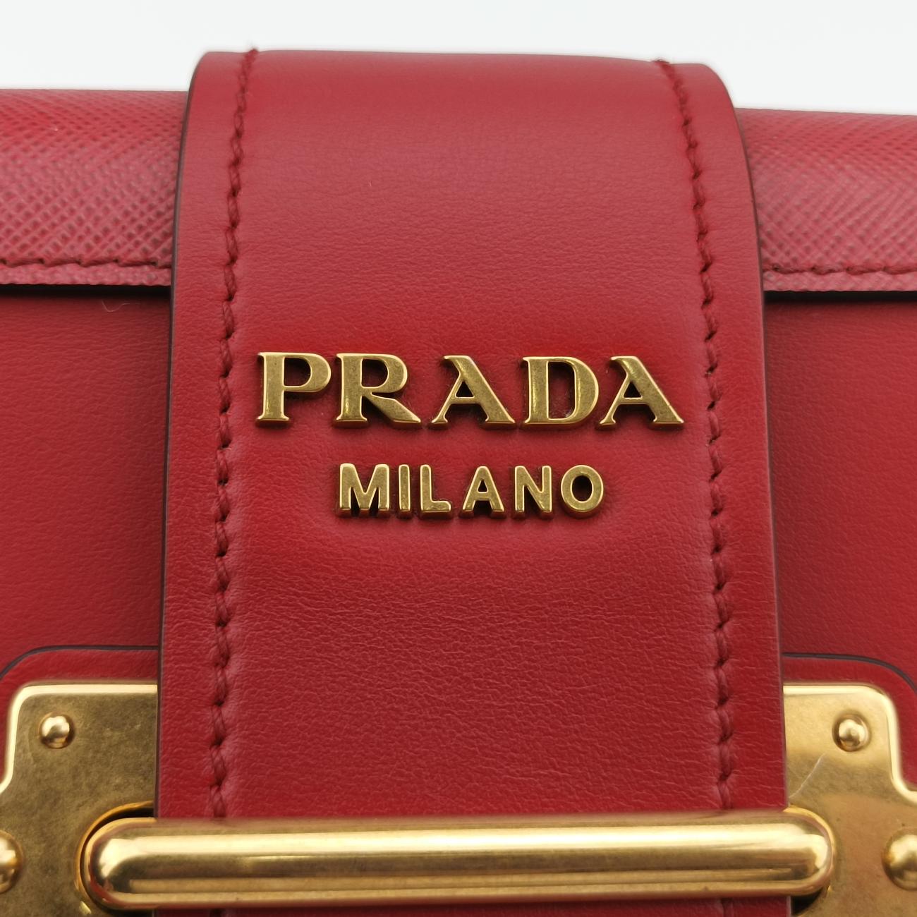 City Calf Cahier Red leather 25