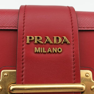 City Calf Cahier Red leather 25