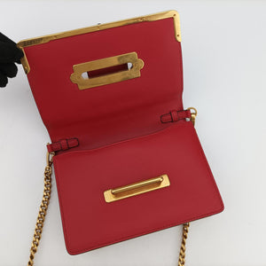 City Calf Cahier Red leather 25