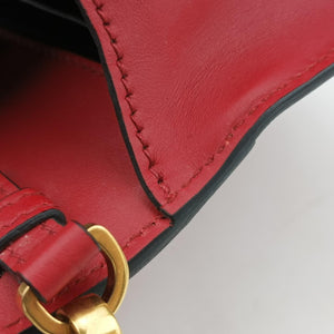 City Calf Cahier Red leather 25