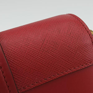 City Calf Cahier Red leather 25