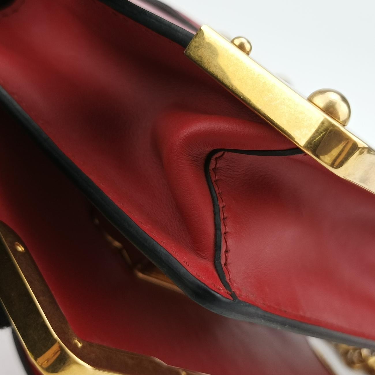 City Calf Cahier Red leather 25