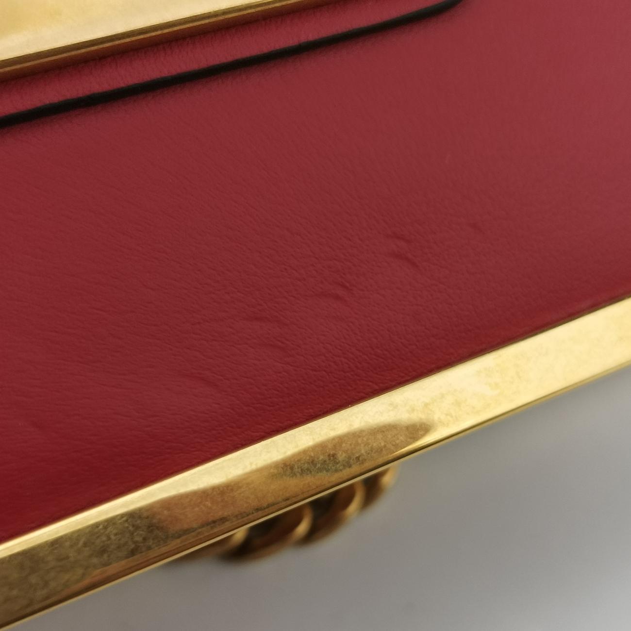 City Calf Cahier Red leather 25