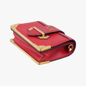 City Calf Cahier Red leather 25