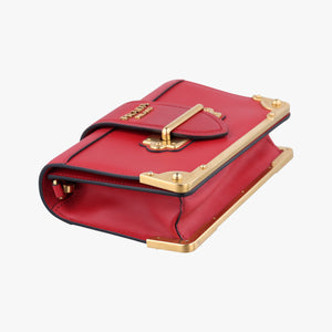 City Calf Cahier Red leather 25
