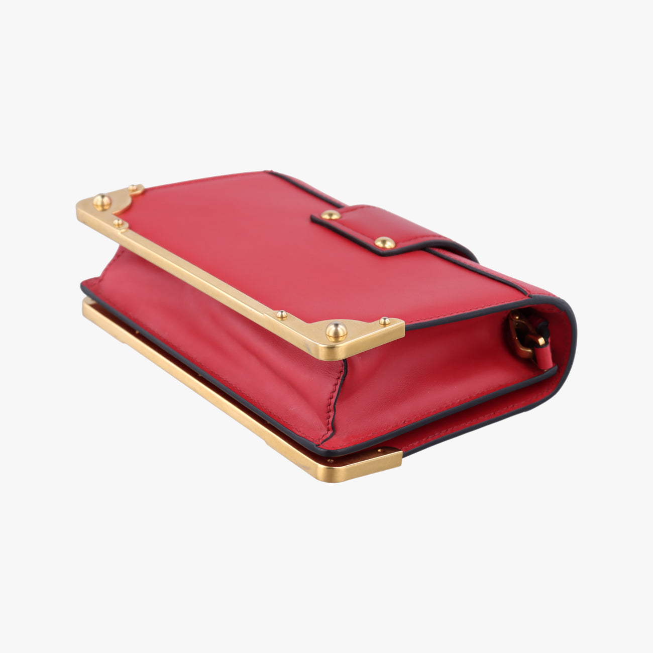 City Calf Cahier Red leather 25
