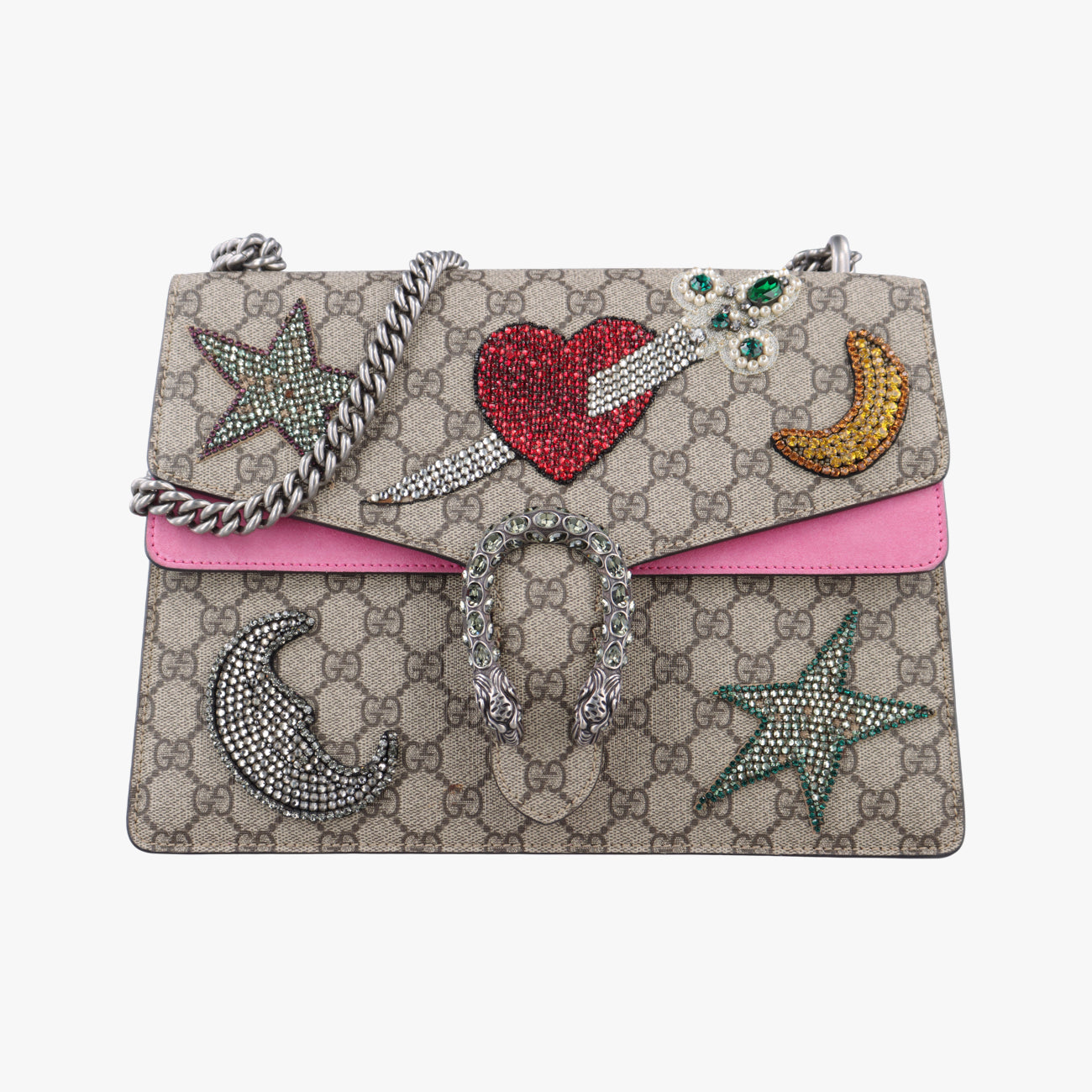Dionysus Beige x Pink x Multicolor PVC coated canvas G020000441