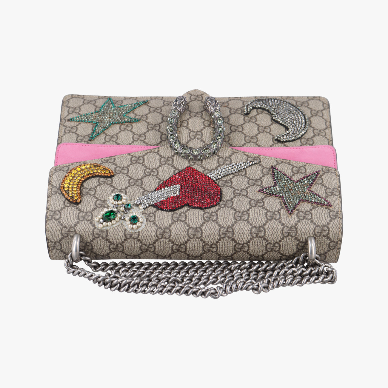 Dionysus Beige x Pink x Multicolor PVC coated canvas G020000441