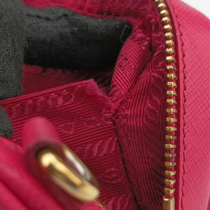 VITELLO PHENIX Messenger Camera Rose SAFFIANO Leather 31/M 224