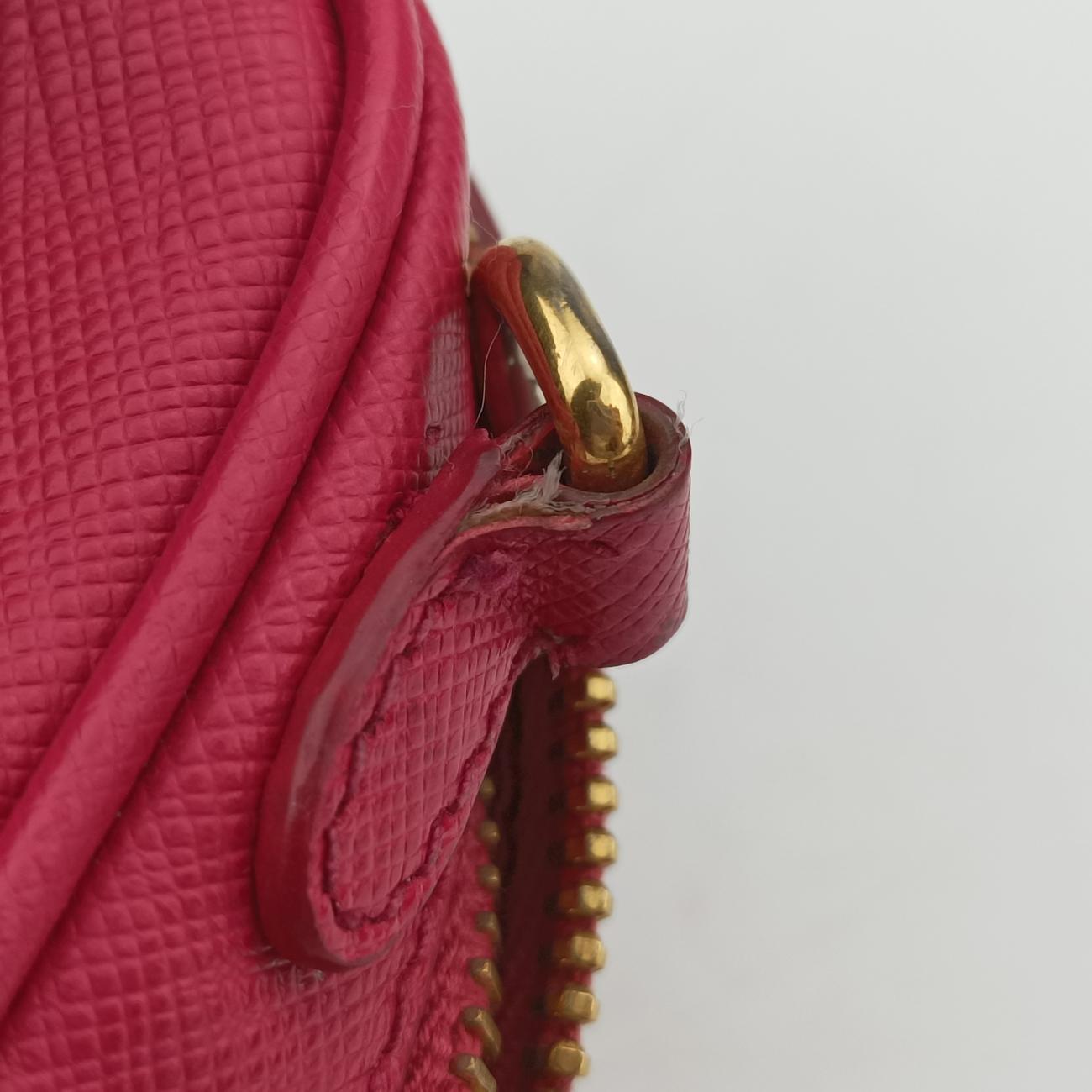 VITELLO PHENIX Messenger Camera Rose SAFFIANO Leather 31/M 224