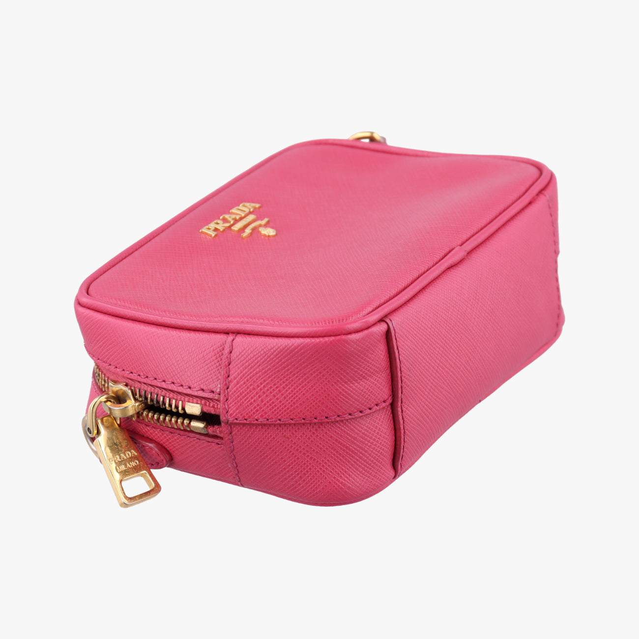 VITELLO PHENIX Messenger Camera Rose SAFFIANO Leather 31/M 224
