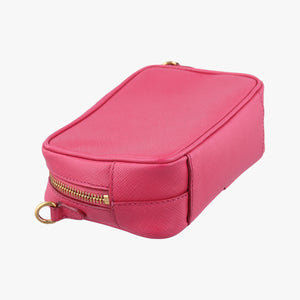 VITELLO PHENIX Messenger Camera Rose SAFFIANO Leather 31/M 224