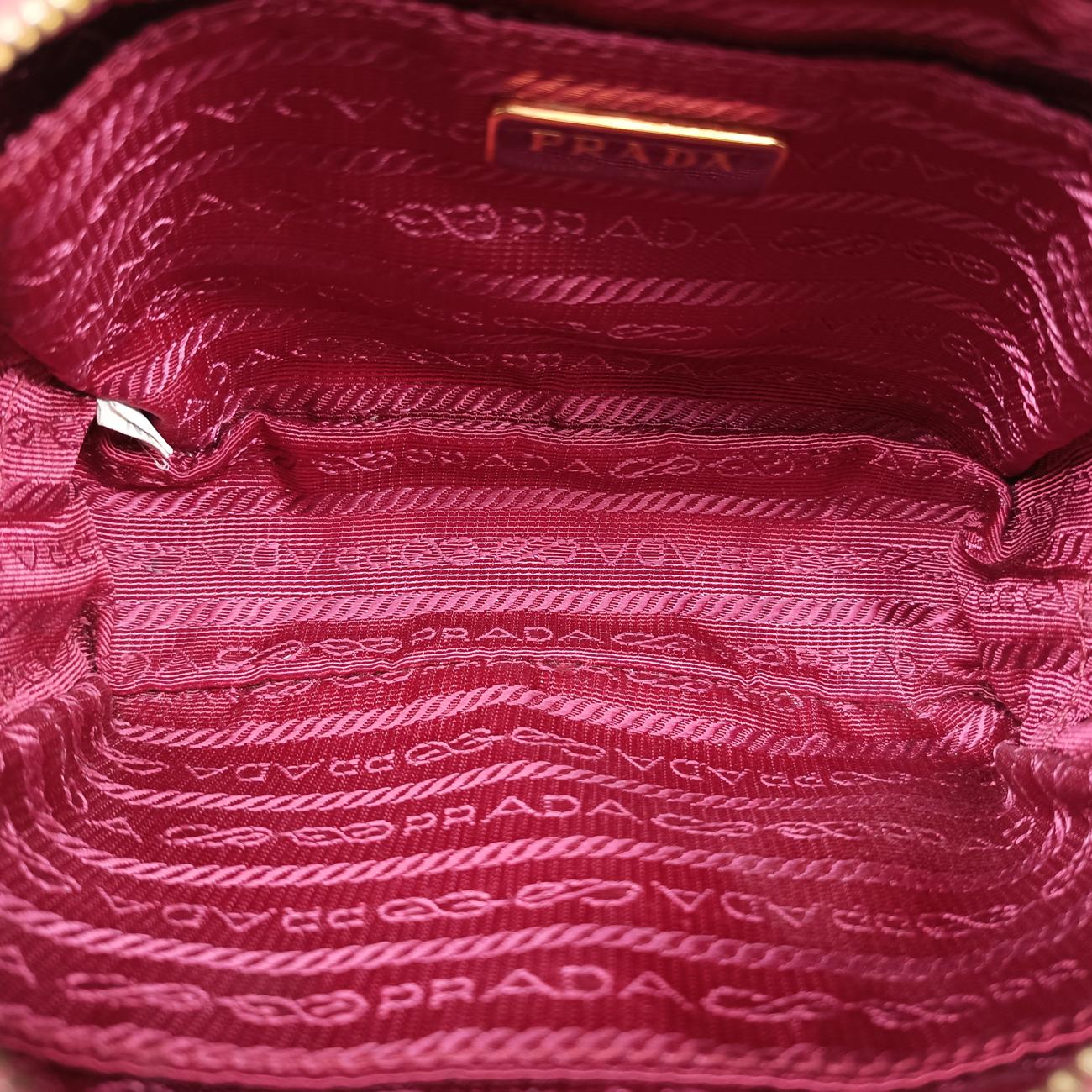 VITELLO PHENIX Messenger Camera Rose SAFFIANO Leather 31/M 224