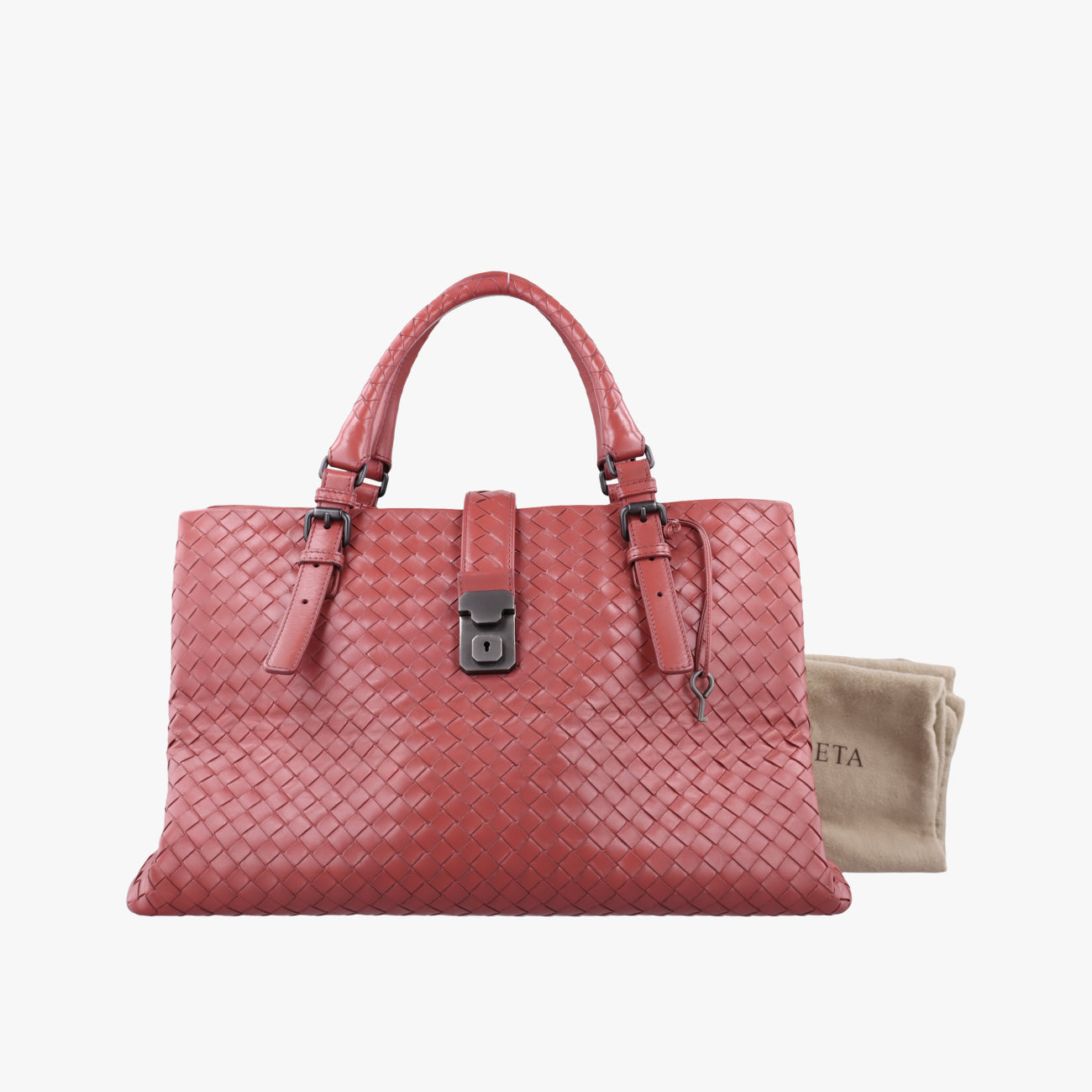 Roma Intrecciato Burgundy lambskin B01570745E