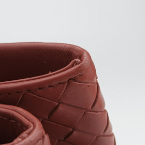 Roma Intrecciato Burgundy lambskin B01570745E