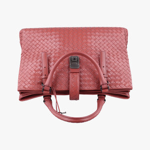 Roma Intrecciato Burgundy lambskin B01570745E
