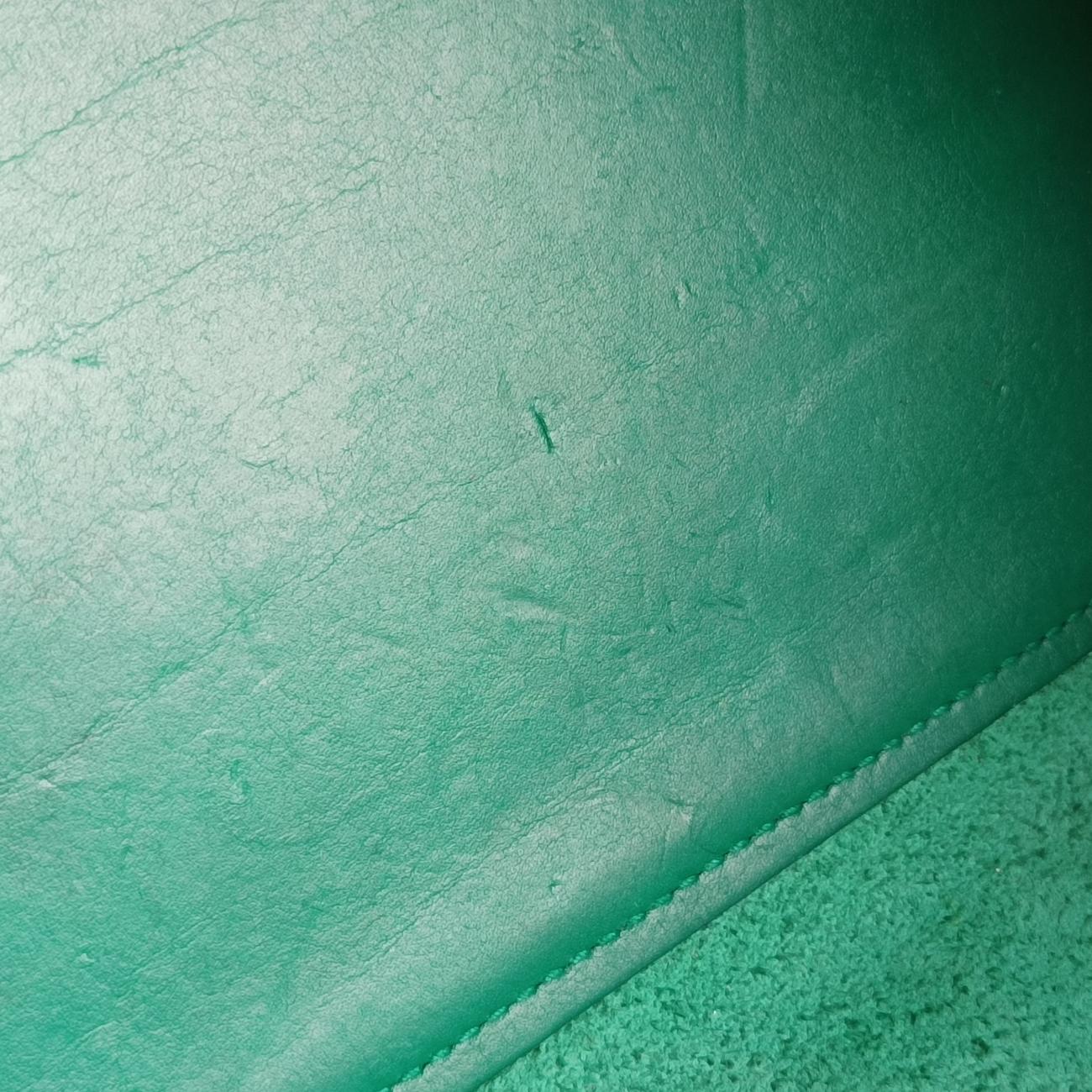 Y Ligne Petit Cabas Green Leather 311210.529258