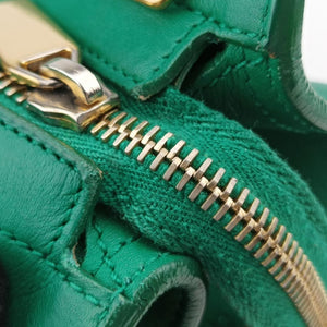 Y Ligne Petit Cabas Green Leather 311210.529258