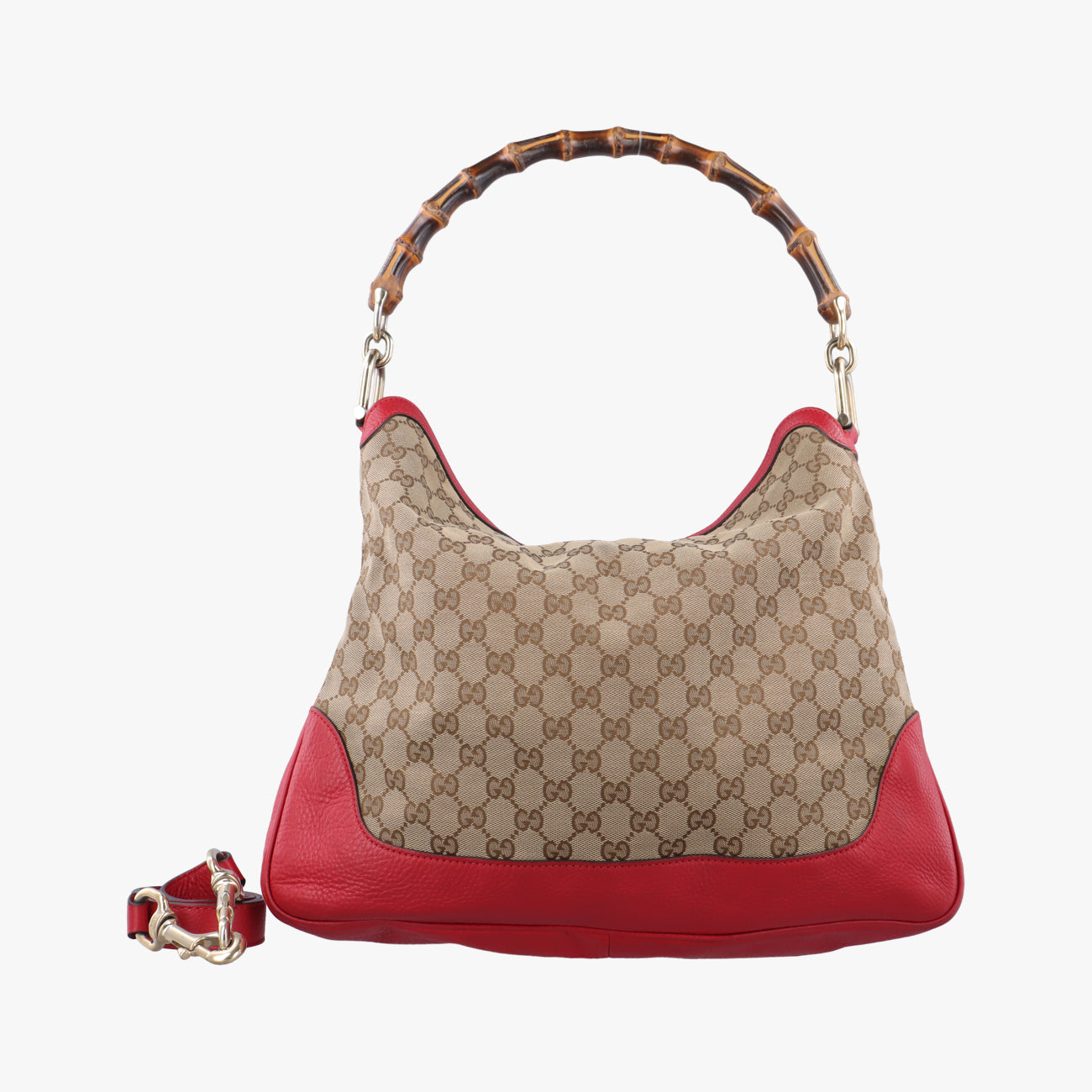 Bamboo Red xPink canvas x leather H011996565