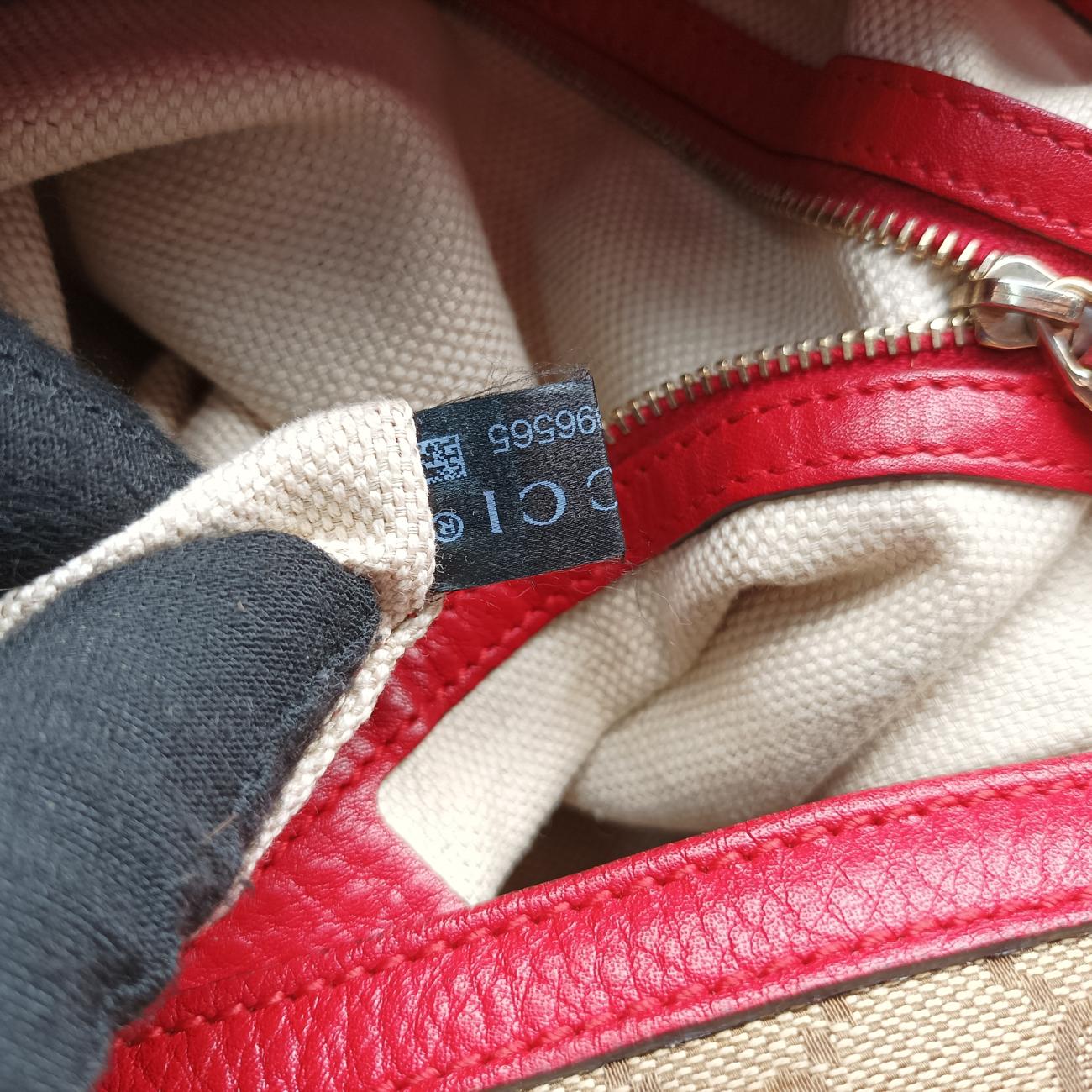 Bamboo Red xPink canvas x leather H011996565