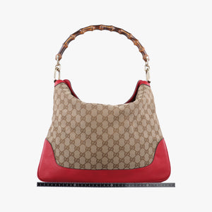 Bamboo Red xPink canvas x leather H011996565