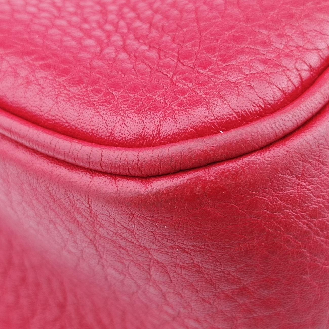 Bamboo Red xPink canvas x leather H011996565